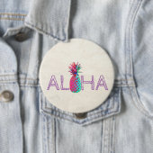 Adorable Aloha Hawaiian Ananas Button (Beispiel)