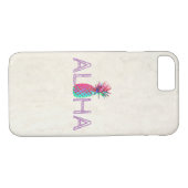 Adorable Aloha Hawaiian Ananas Case-Mate iPhone Hülle (Rückseite (Horizontal))