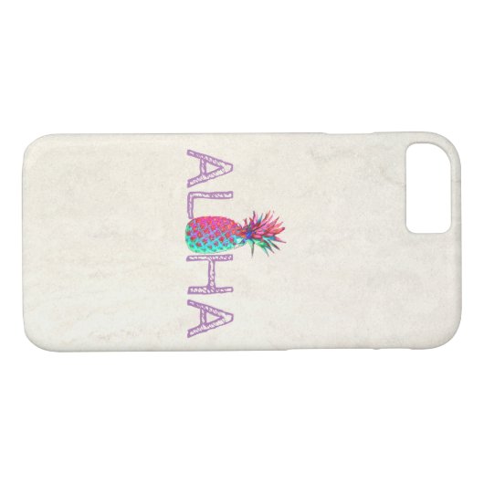 Adorable Aloha Hawaiian Ananas Case-Mate iPhone Hülle (Rückseite (Horizontal))