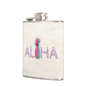 Adorable Aloha Hawaiian Ananas Flachmann (Links)