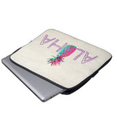 Adorable Aloha Hawaiian Ananas Laptopschutzhülle (Vorne Knopf)
