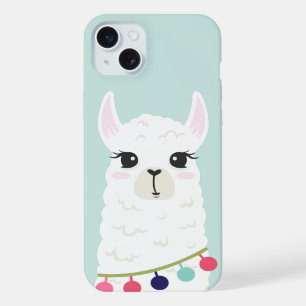 Adorable Alpaca Face iPhone 15 Plus Hülle