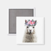 Adorable Alpaca Magnet (Vorderseite/Rückseite)
