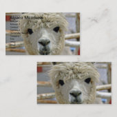 Adorable Alpaca Visitenkarte (Vorne/Hinten)