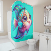 "Adorable Angelfish Splash" Duschvorhang (Beispiel)