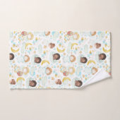 Adorable Angels and Stars Kunst, Dichtung und Musi Badhandtuch Set (Handtuch)