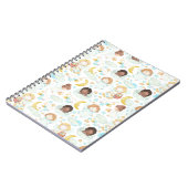 Adorable Angels and Stars Kunst, Dichtung und Musi Notizblock (Linke Seite)