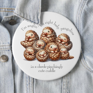 Adorable Anglin" für 8 Niedliche Pangoline Button