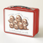 Adorable Anglin" für 8 Niedliche Pangoline Metall Brotdose (Rückseite)