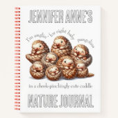 Adorable Anglin" für 8 Niedliche Pangoline Notizblock (Vorderseite)