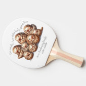 Adorable Anglin" für 8 Niedliche Pangoline Tischtennis Schläger (Seitenansicht)