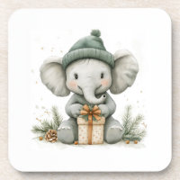 Adorable Animal Christmas Series Baby Elephant