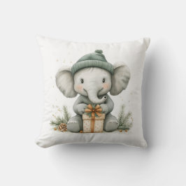 Adorable Animal Christmas Series Baby Elephant Kissen