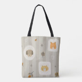 Adorable Animal Faces Hunde und Katze Lover Tasche (Rückseite)