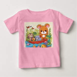Adorable Animal Friends - Kinderspielzeug T - Shir Baby T-shirt