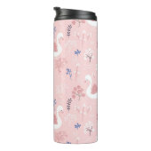 Adorable Animal Swan Lake Botanical Kids Thermosbecher (Nach rechts gedreht)