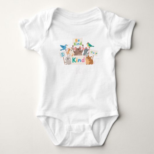 Adorable Animals Baby Strampler (Vorderseite)