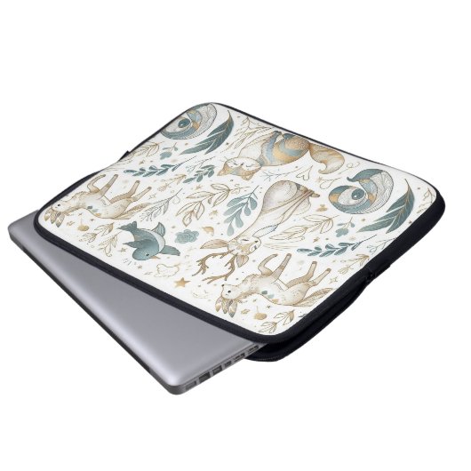 Adorable Animals Electronics Bag Laptopschutzhülle (Vorne Knopf)