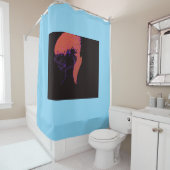 Adorable Animation Character Shower Curtain Duschvorhang (Beispiel)