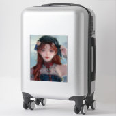 Adorable Anime Girl Laptop Case Aufkleber (Koffer)
