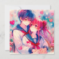 Adorable Anime Themed Personalisiert Valentinstag