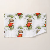 Adorable Anna's Hummingbird über Berry Bush Badhandtuch Set (Handtuch)