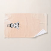 Adorable Antelope Girl - Niedliches Doodle Design Badhandtuch Set (Handtuch)