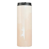 Adorable Antelope Girl - Niedliches Doodle Design Thermosbecher (Rückseite)