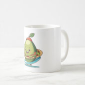 Adorable anthropomorphe Lebensmittelmerkmale - Kaw Kaffeetasse (VorderseiteRechts)