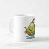 Adorable anthropomorphe Lebensmittelmerkmale - Kaw Kaffeetasse (Vorderseite Links)