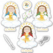 Adorable Archangels Aufkleber (Vorderseite)