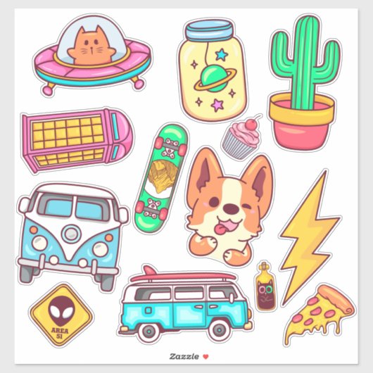 Adorable Aufkleber (Blatt)