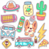 Adorable Aufkleber (Vorderseite)