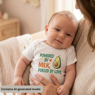 Adorable Avocado Baby Bodysuit Strampler