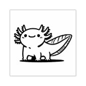 Adorable Axolotl Gummistempel (Prägung)