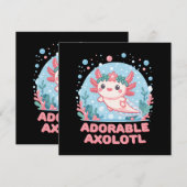 Adorable Axolotl Wasserdichte (Vorne/Hinten)