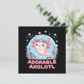 Adorable Axolotl Wasserdichte (Stehend Vorderseite)
