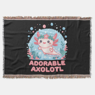 Adorable Axolotl Wasserdichte Decke