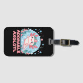 Adorable Axolotl Wasserdichte Gepäckanhänger (Vorderseite (Horizontal))