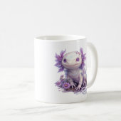 Adorable Axolotl-Zeichen mit Summer Text Design Kaffeetasse (VorderseiteRechts)