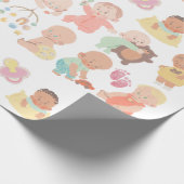 Adorable Babies Geschenkwrap Geschenkpapier (Ecke)