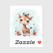 Adorable Baby Animal Sticker für Kinder