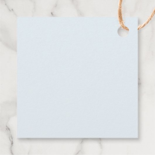 Adorable Baby Bear in Paper Boat Geschenkanhänger (Rückseite)