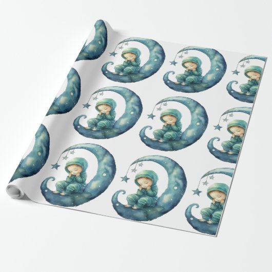 Adorable Baby Boy Packpapier (Ungerollt)