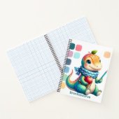 Adorable Baby Brontosaurus Kid's Notebook Notizblock (Innenseite)