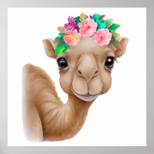 Adorable Baby Camel Poster (Vorne)