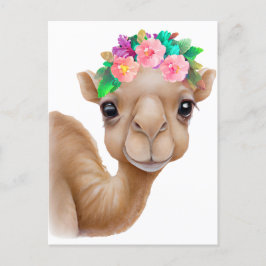 Adorable Baby Camel Postkarte