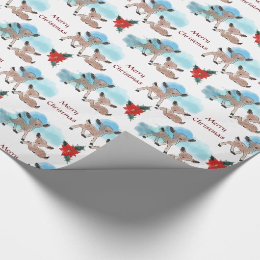 Adorable Baby Dealer Weihnachten Geschenkpapier (Ecke)