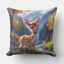 Adorable Baby Deer in einem verzauberten Wald