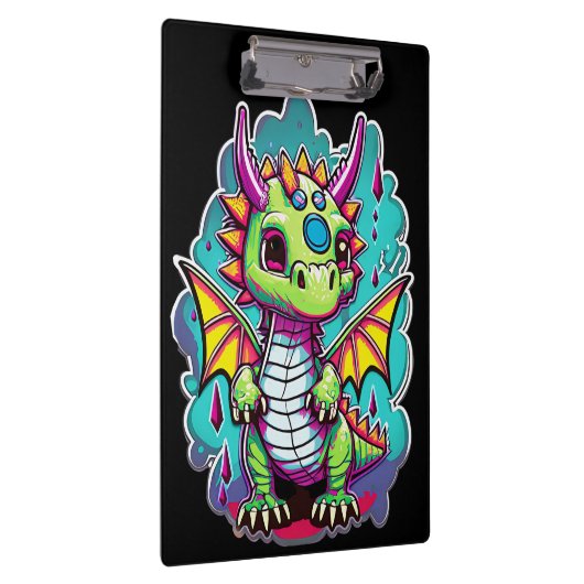 Adorable Baby Dinosaur 2 | Jurassic Joy Klemmbrett (Rechts)